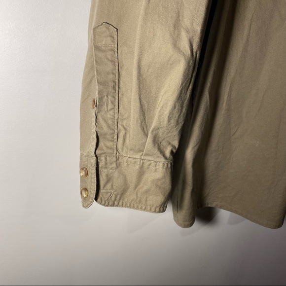 Cabelas Men’s Safari Series Tan Button Up Fishing Hunting Shirt Size XLT - Picture 5 of 8
